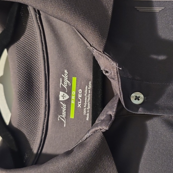 NWT MEN'S DAVID TAYLOR PRO GOLF SHIRT - Picture 2 of 5